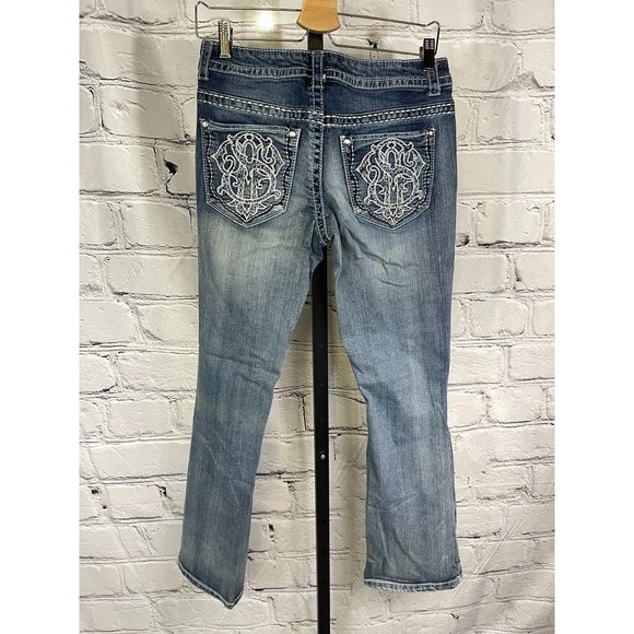 EUC Paisley Sky Jeans - Picture 2 of 5
